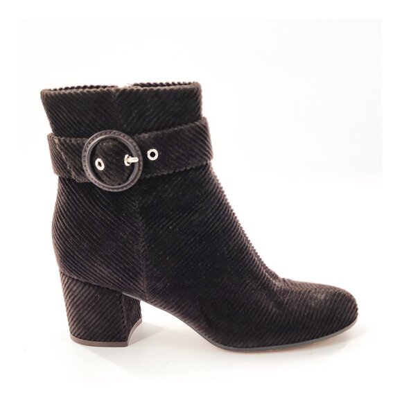 GIANVITO ROSSI Lucas Corduroy Ankle Bootie - Picture 6 of 14